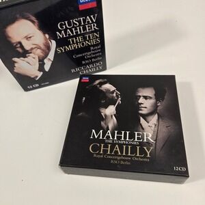 Gustav Mahler The Ten Symphonies Riccardo Chailly 12 CD Box Set Decca